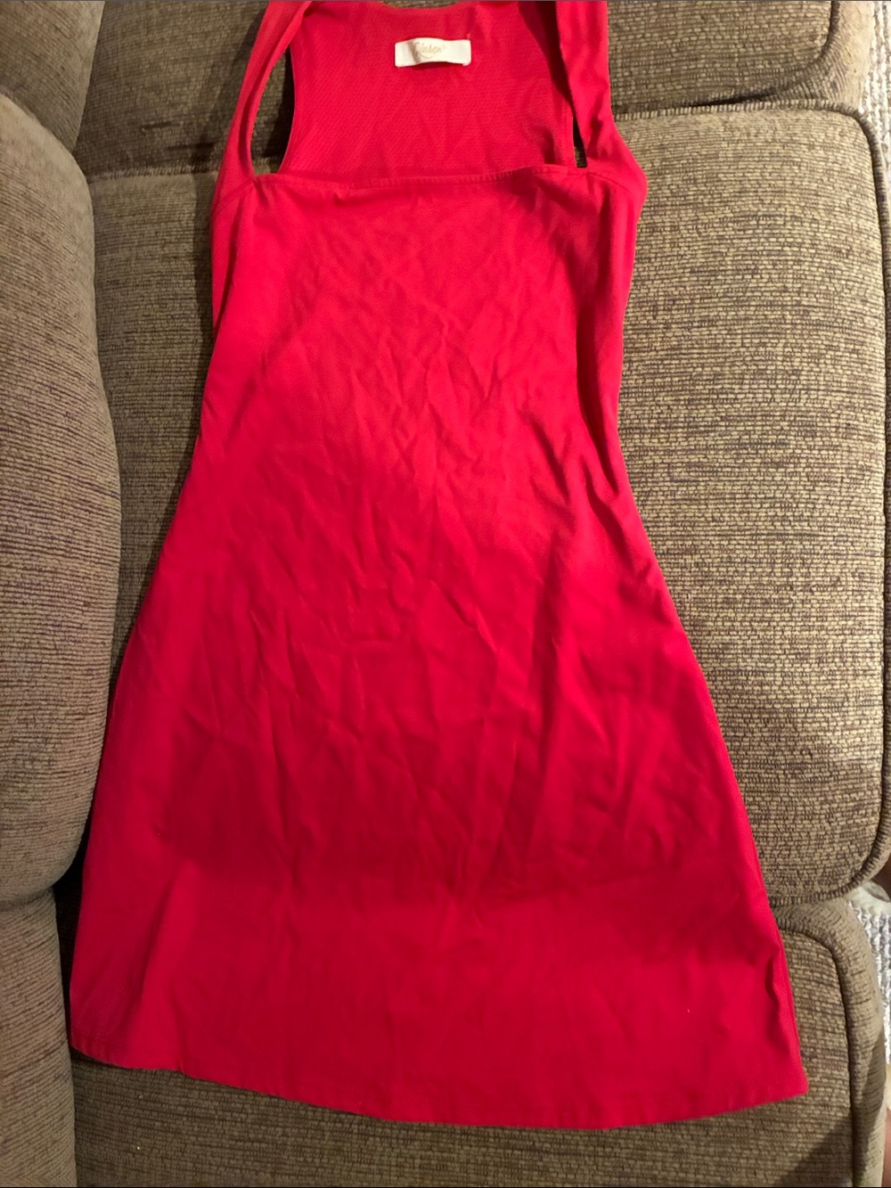 Red Sleeveless Women’s Dress